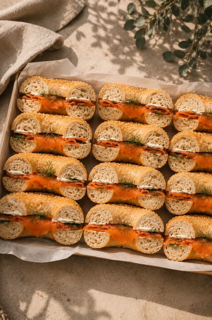 The Boardroom Bundle — Smoked salmon & dill deli board